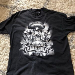 Low rider black tee XL